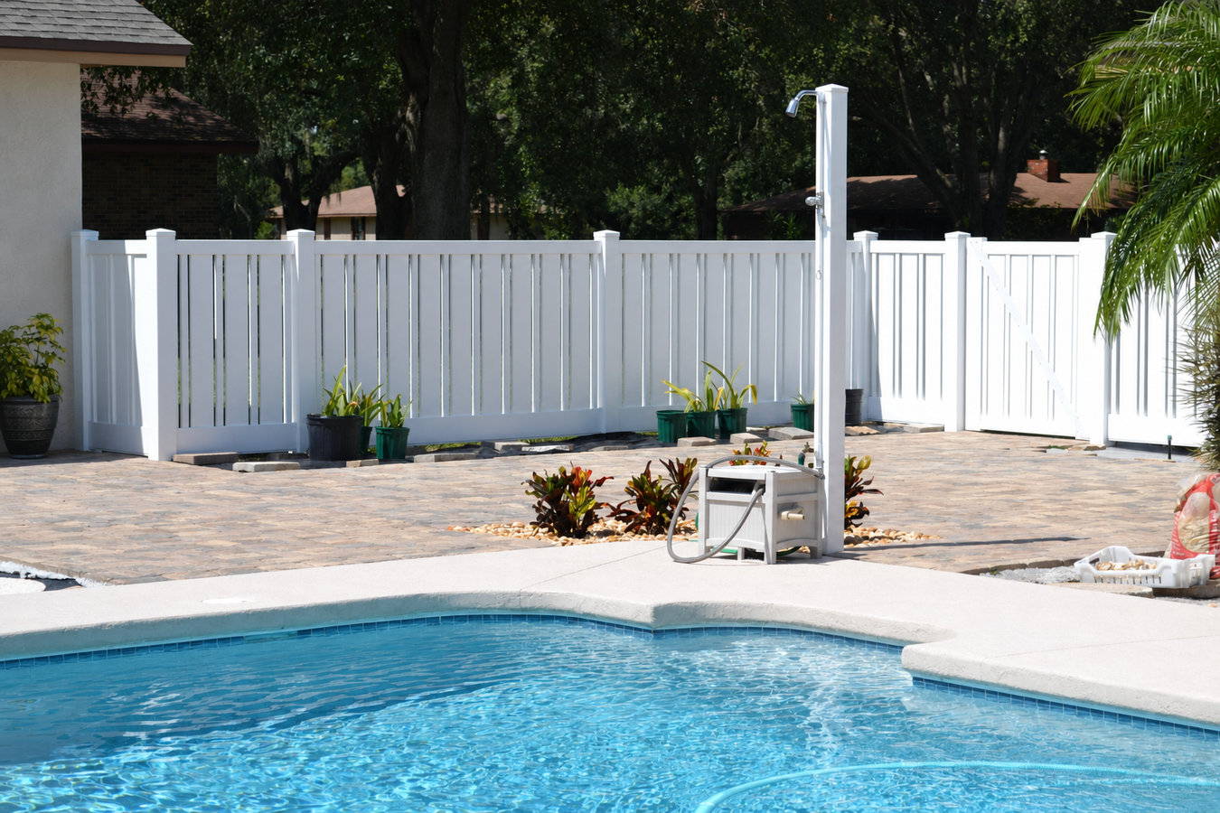 Pool fence installation